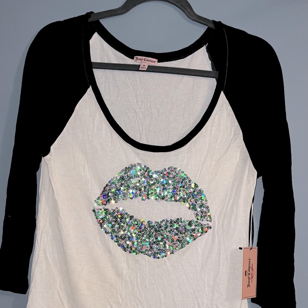 NWT Juicy Couture lips shirt